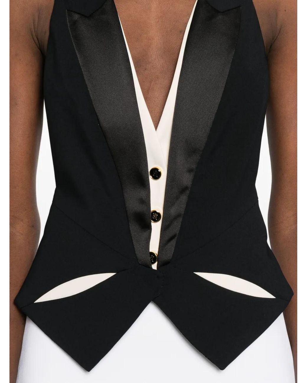 Elisabetta Franchi Blue Waistcoat