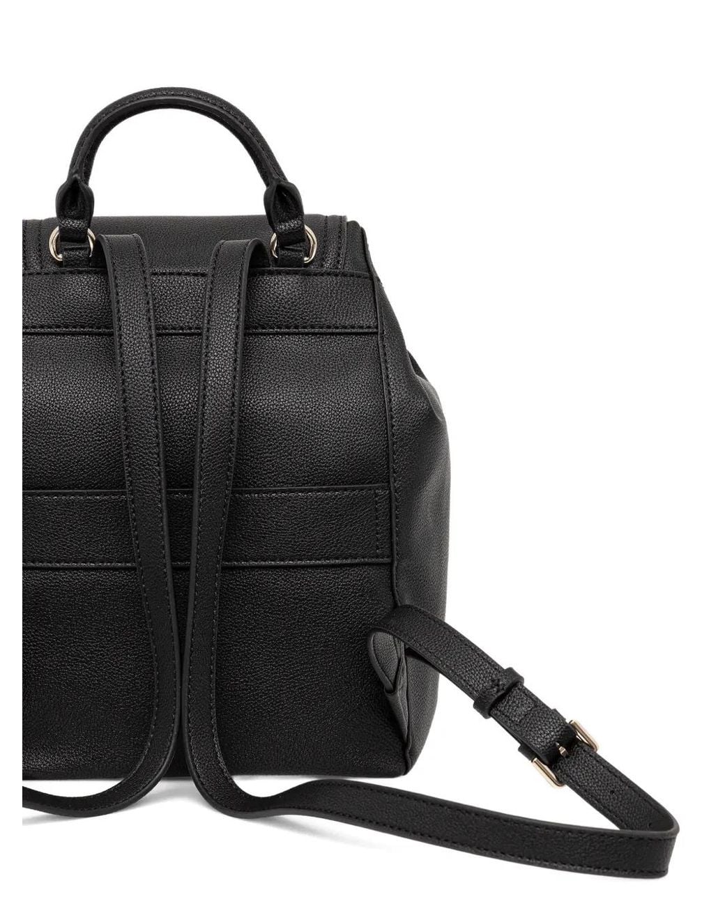 Guess Black Manhattan Zip-Pocket Backpack