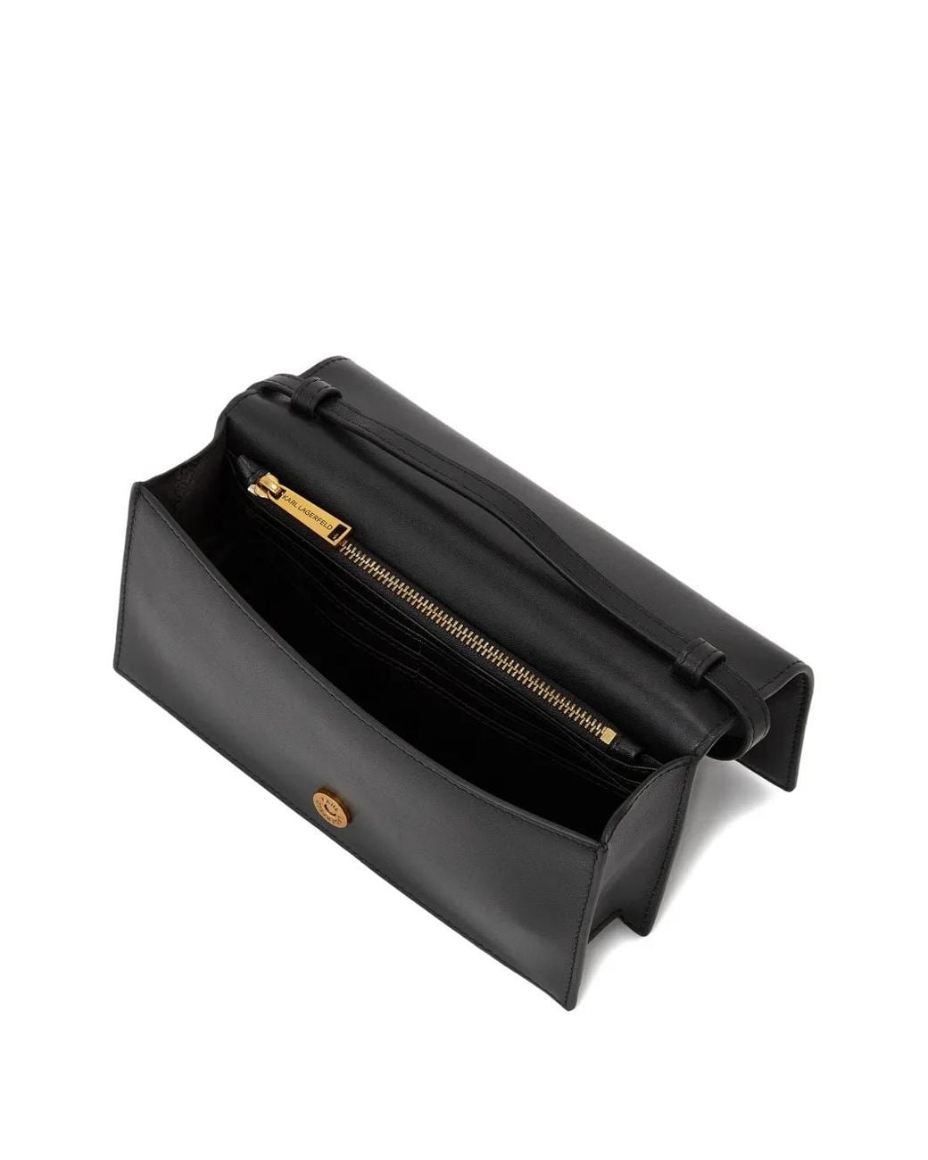 Karl Lagerfeld Black Mini K/Autograph Umhängetasche Mit Logo-Schild