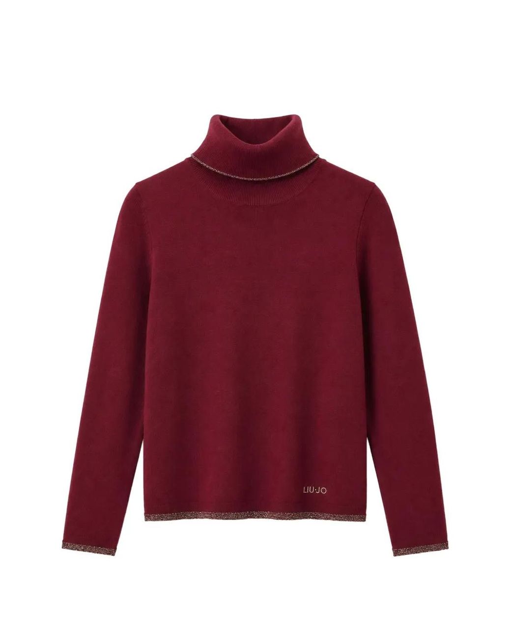 Liu Jo Red Turtleneck Sweater