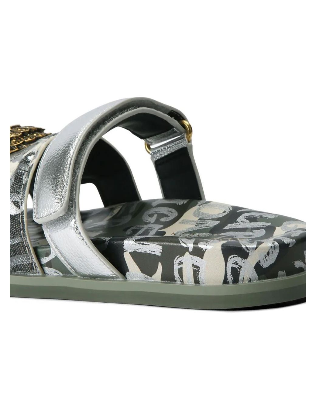 Kurt Geiger White Eagle Cut Out Sandals