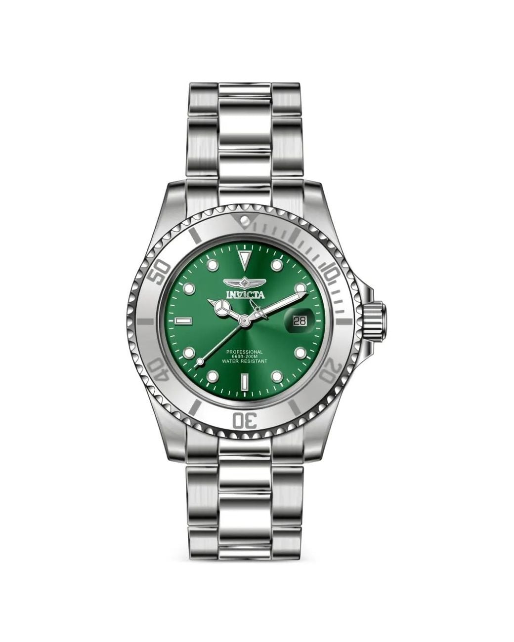 INVICTA WATCH Green Pro Diver 40Mm Watch for men