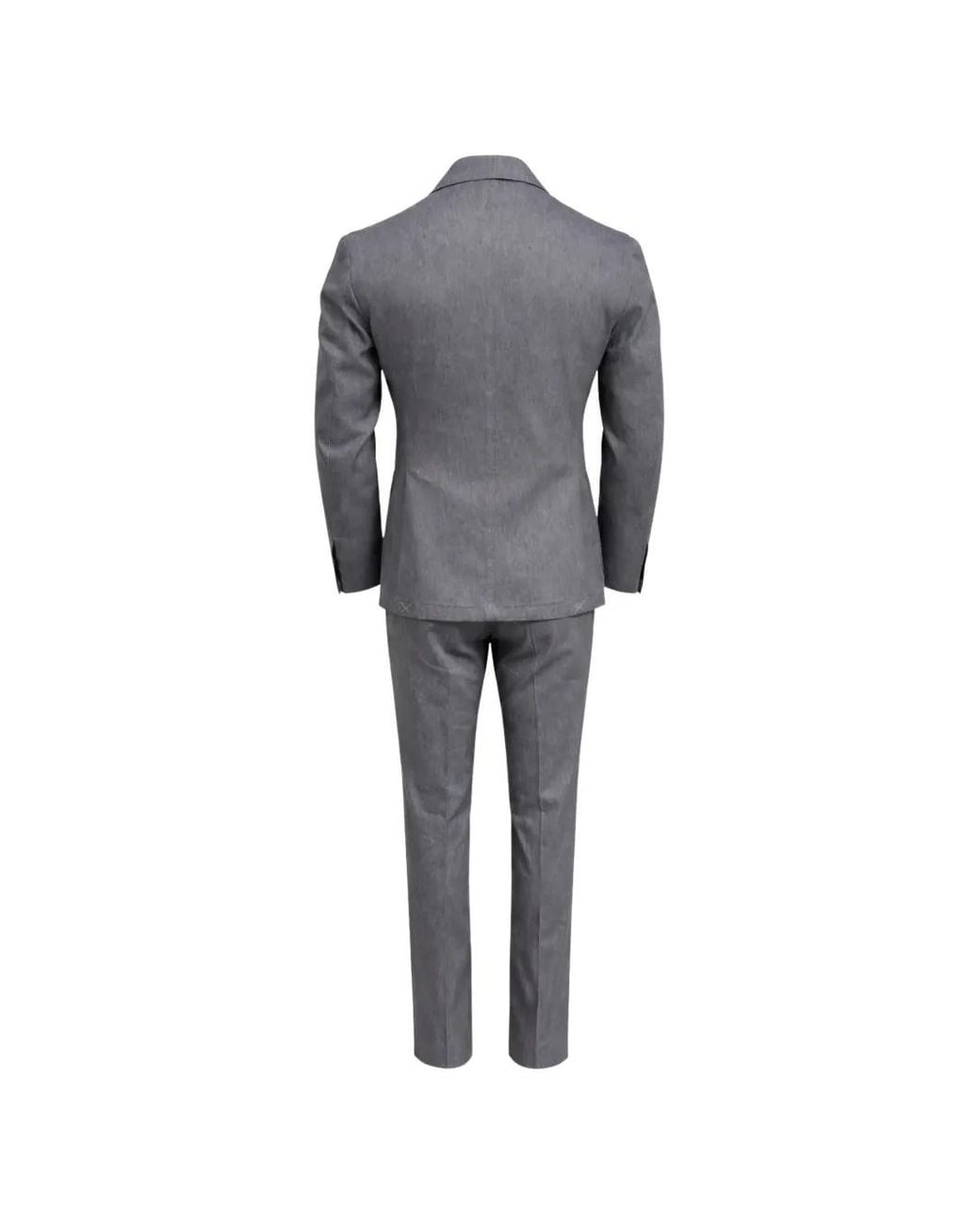 Franzese Collection Gray Beckham Double-Breasted Suit for men