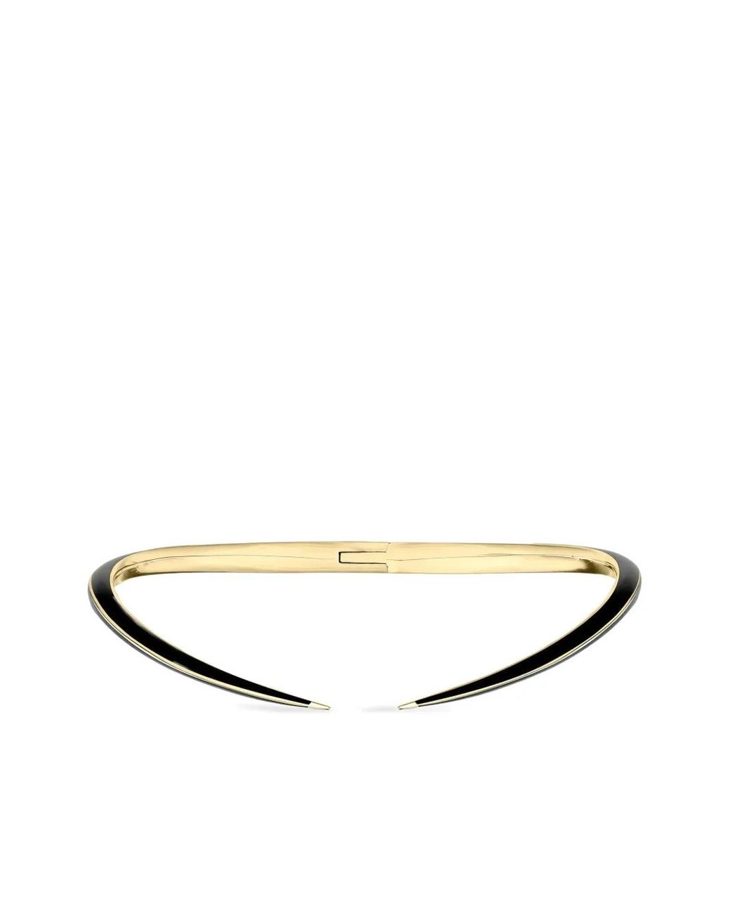 Shaun Leane White 18K Sabre Deco Torque Necklace