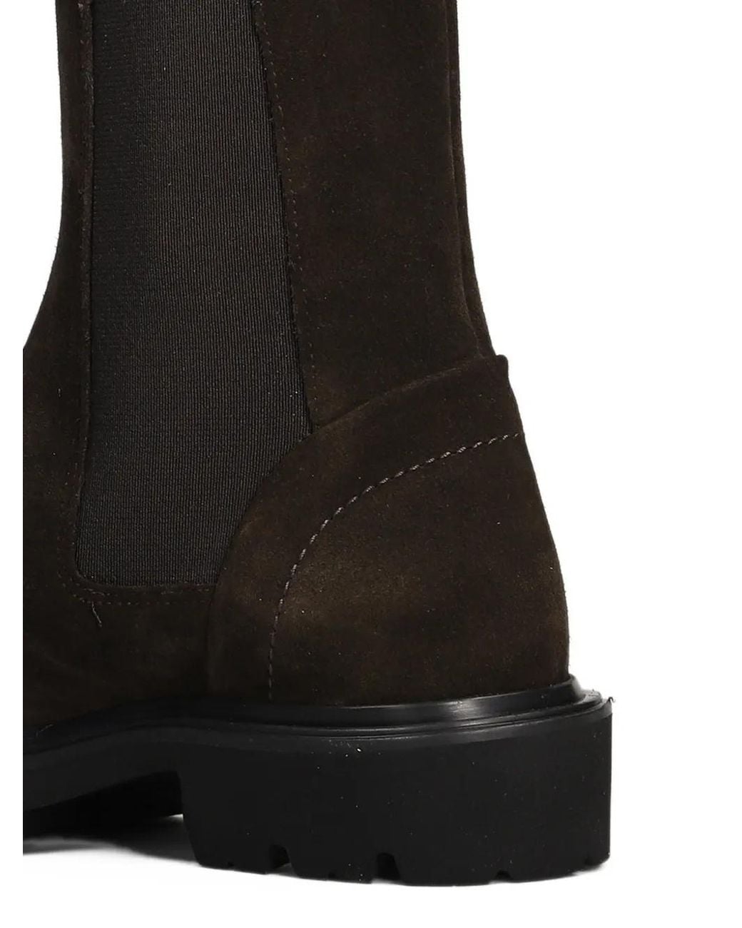 Evaluna Black Suede Chelsea Boots