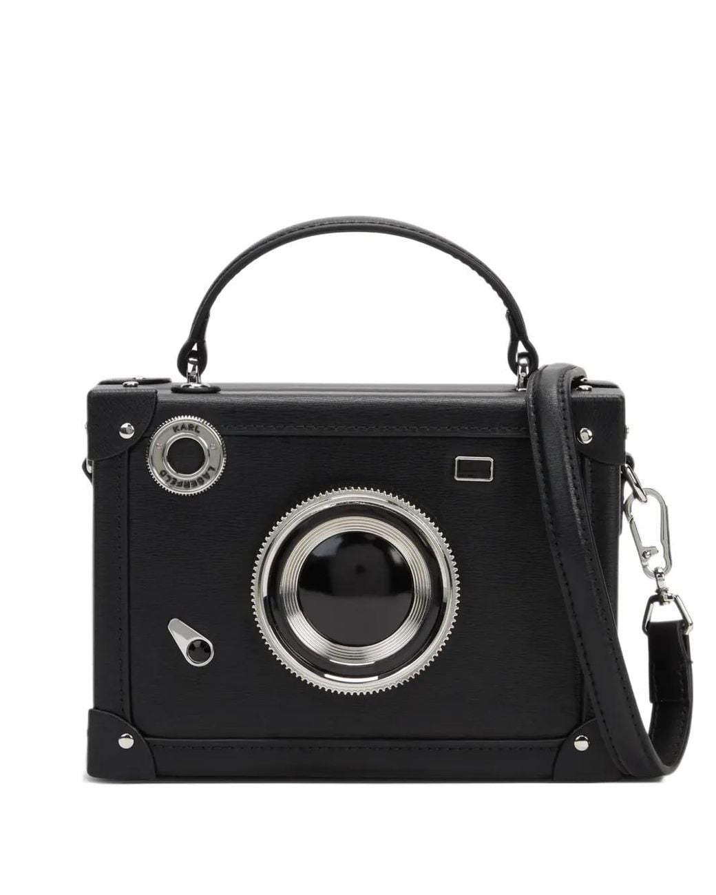 Karl Lagerfeld Black K/Novelty Trunk Camera Bag