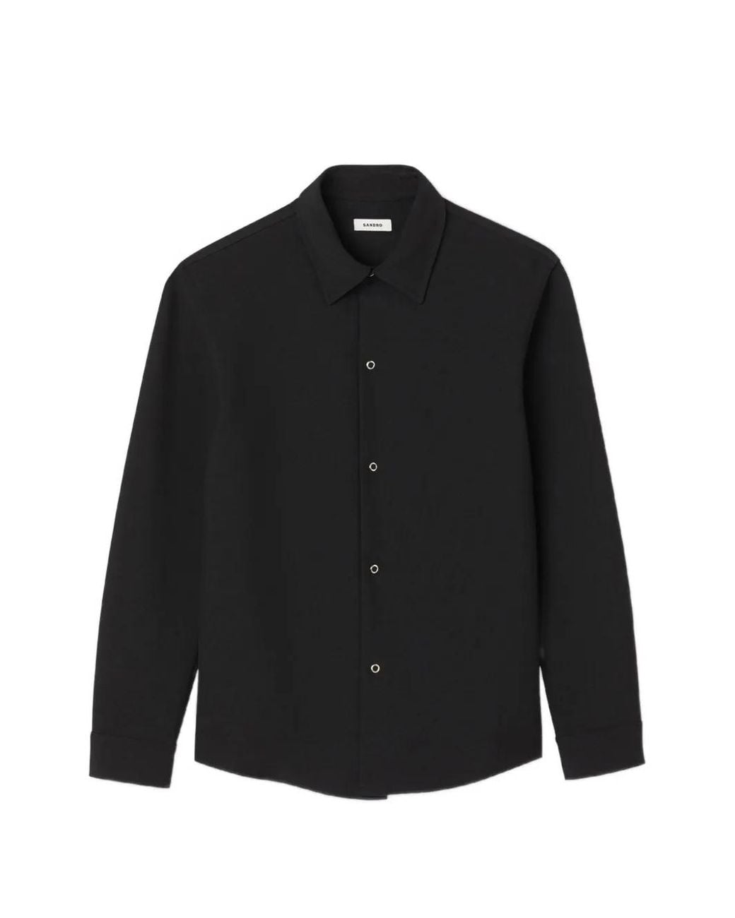 Sandro Button-Up Overhemd in het Black voor heren