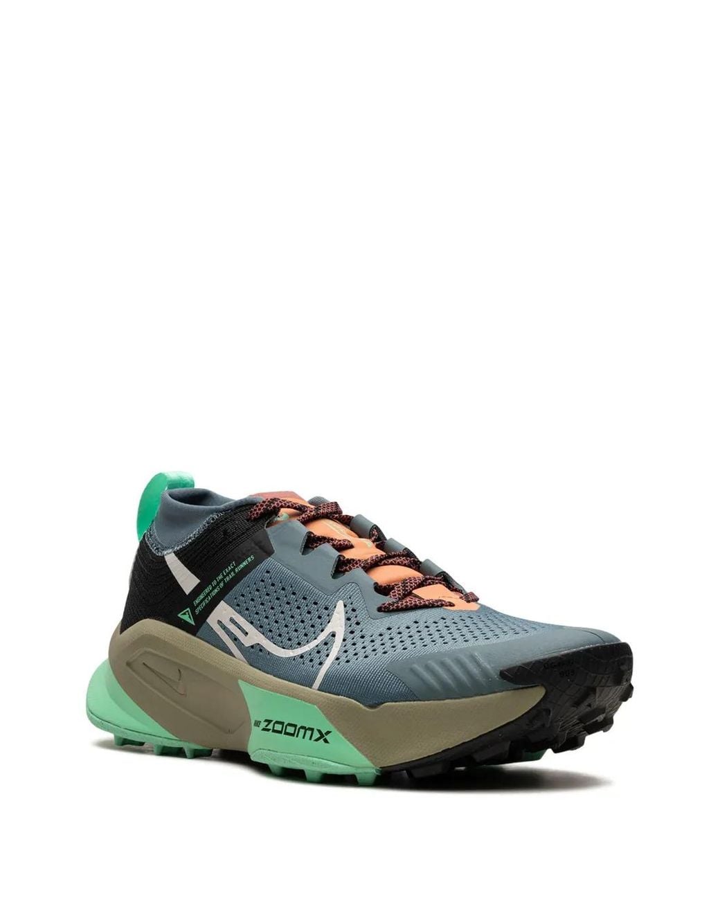 Nike Green Zoomx Zegama Trail "Light Slate//Glow/Bone/ Sneakers