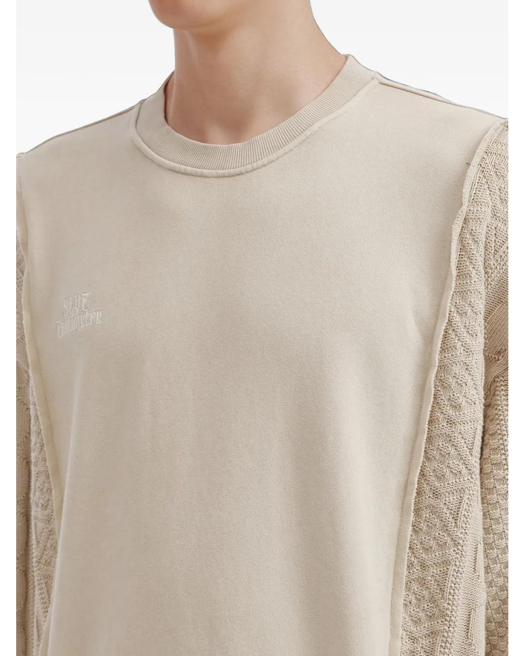 FIVE CM Pullover Mit Zopfmuster in White für Herren