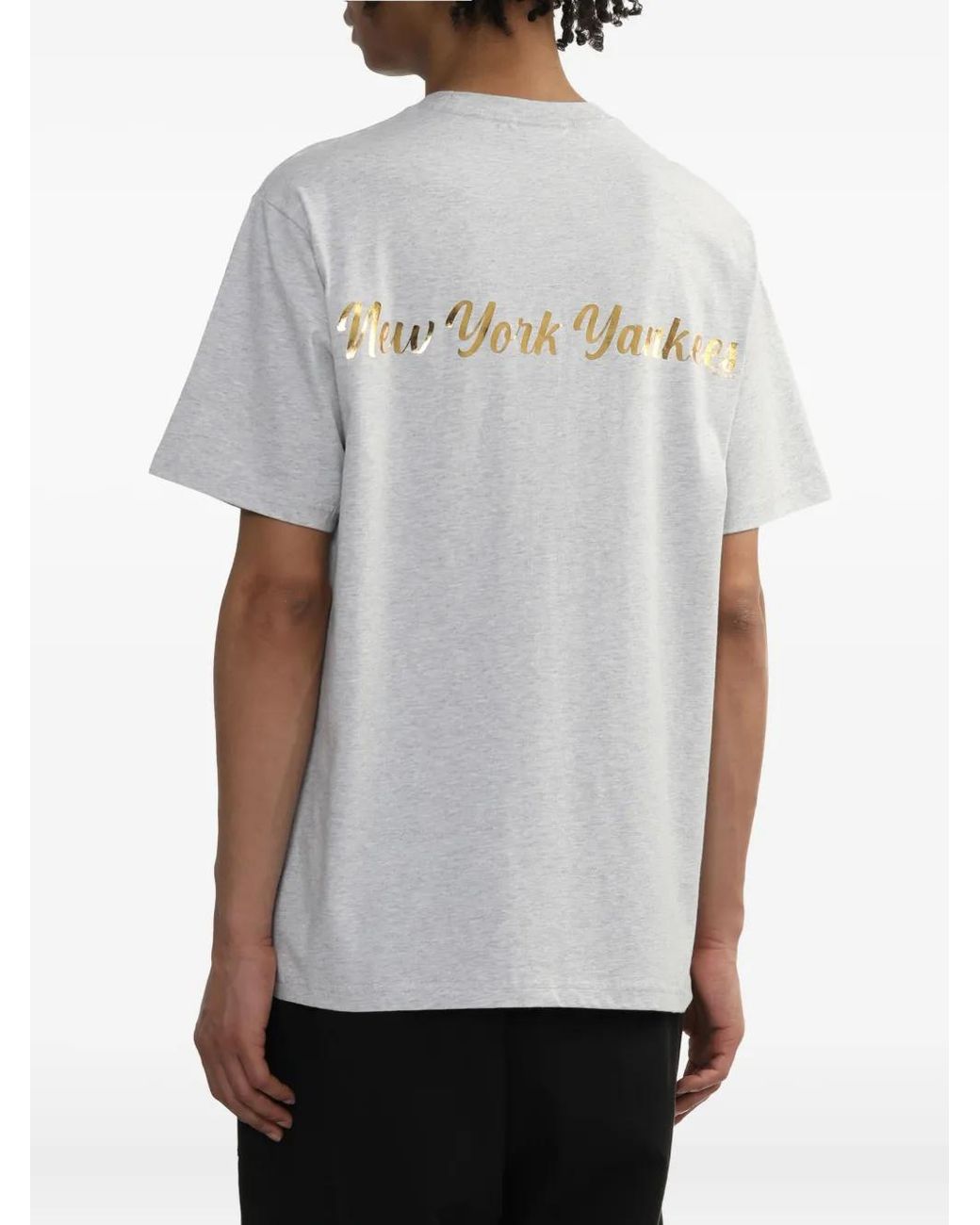 KTZ Gray Embroidered-Logo T-Shirt for men