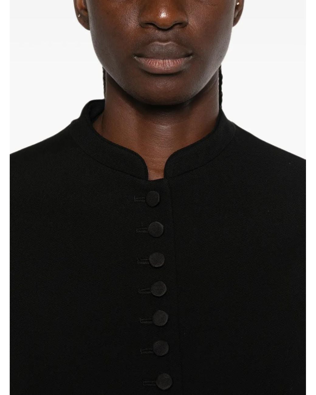 Tom Ford Black Grain De Poudre Jacket