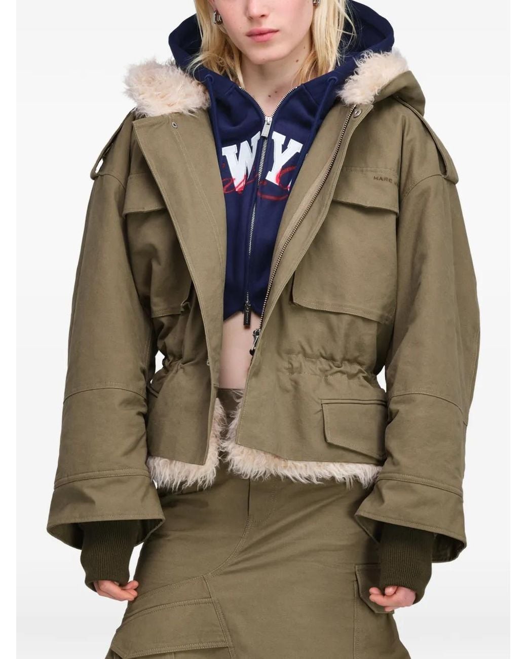 Parka Cargo Corta Marc Jacobs de color Green