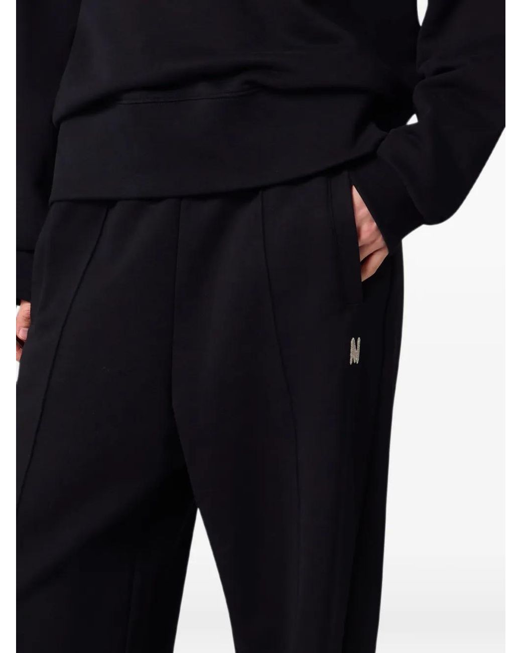 MSGM Trainingsbroek Met Logopatch in het Blue