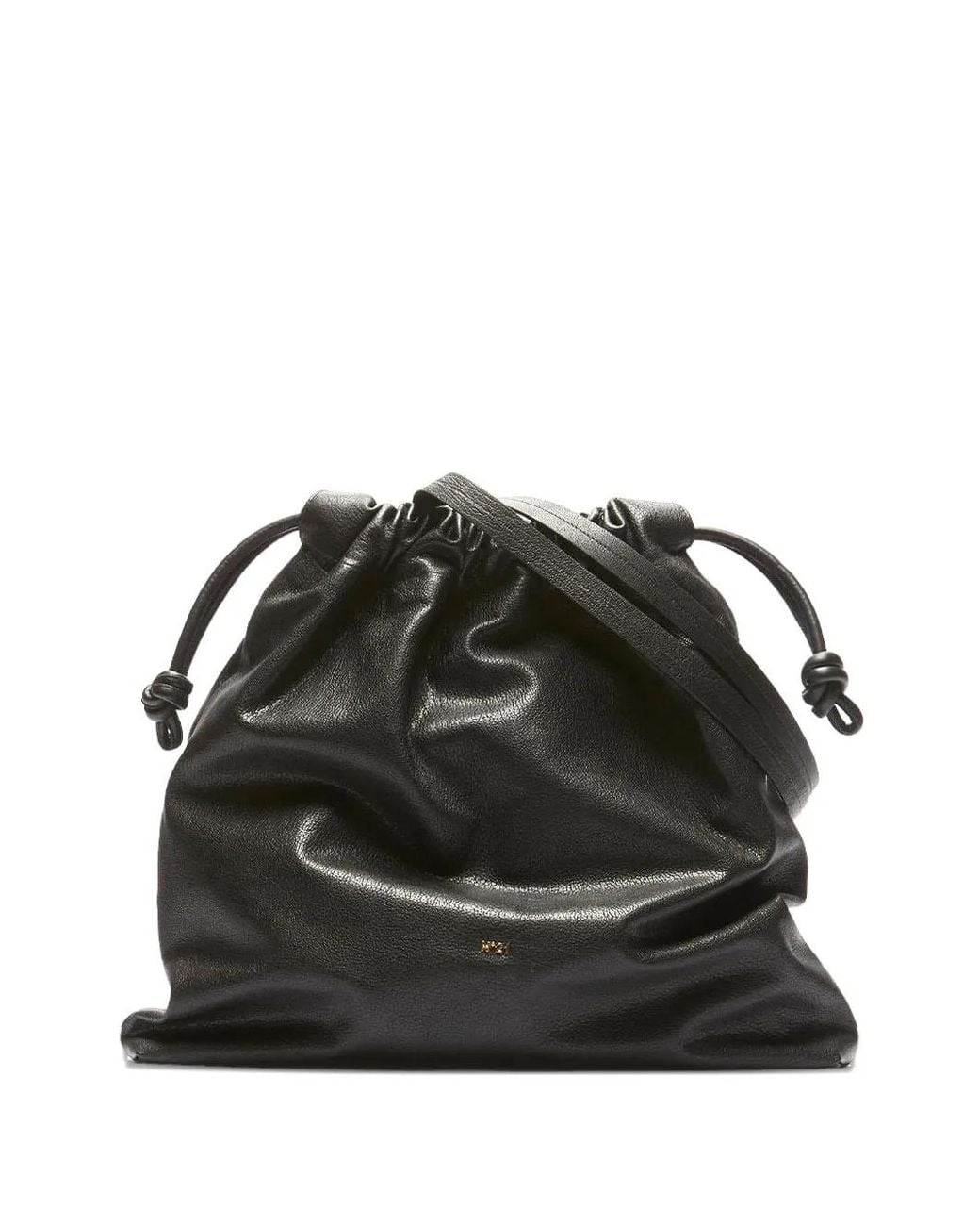 N°21 Black Eva Gathered Shoulder Bag