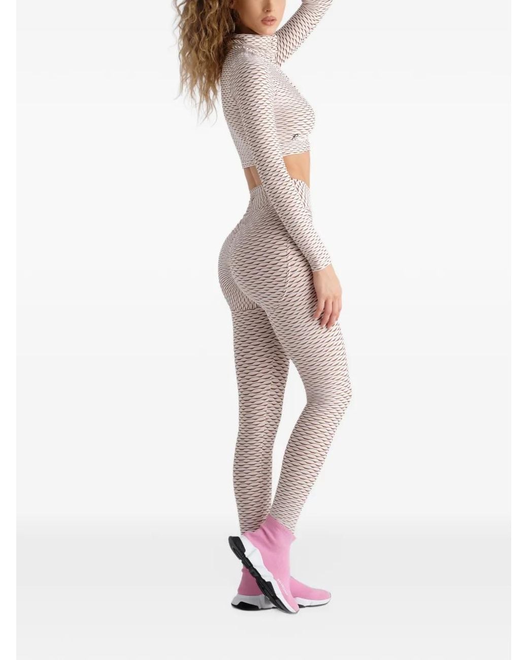 Tessitura Body Couture Natural 3D-Effect Performance Leggings