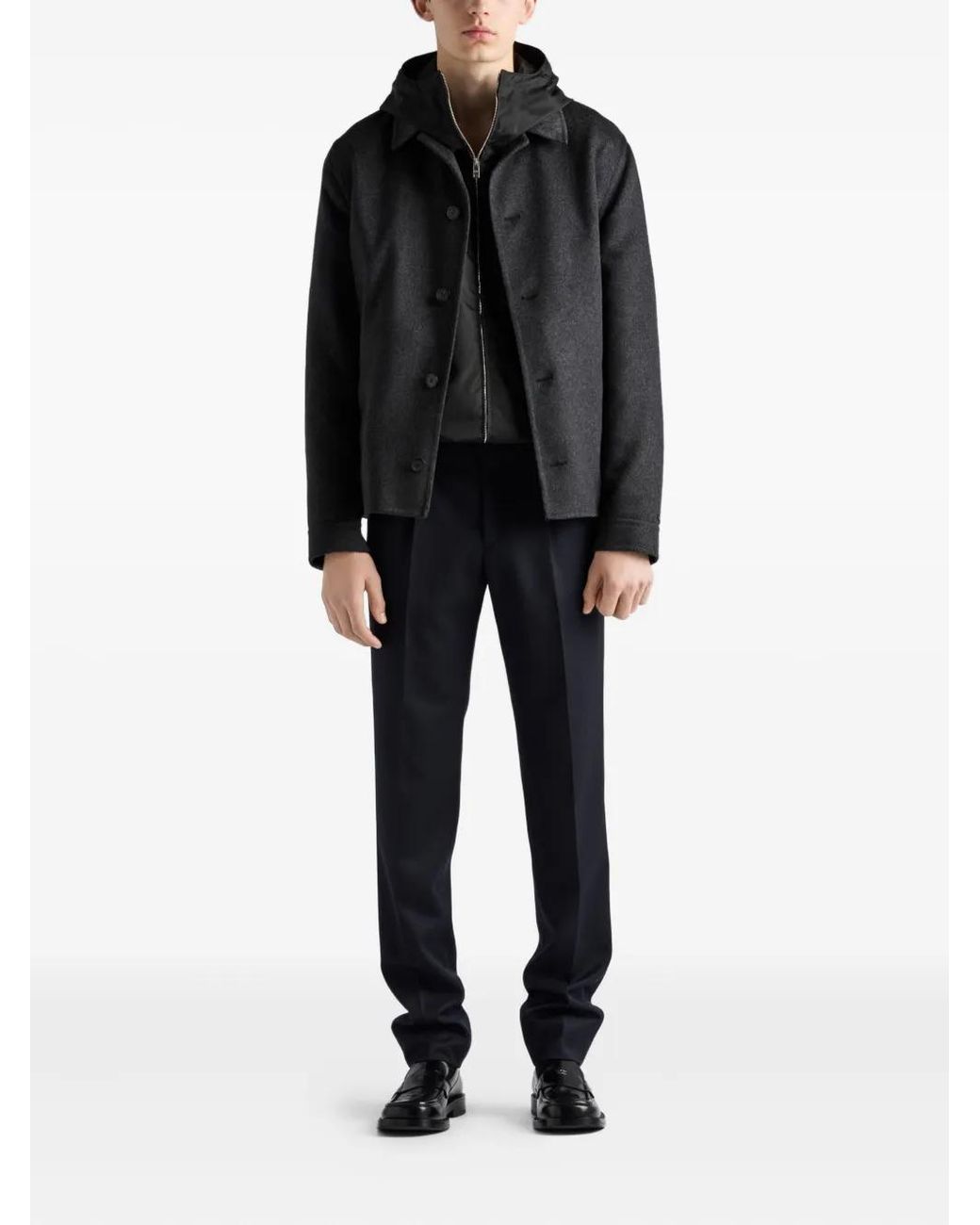 Prada Black Re-Nylon Jacket for men
