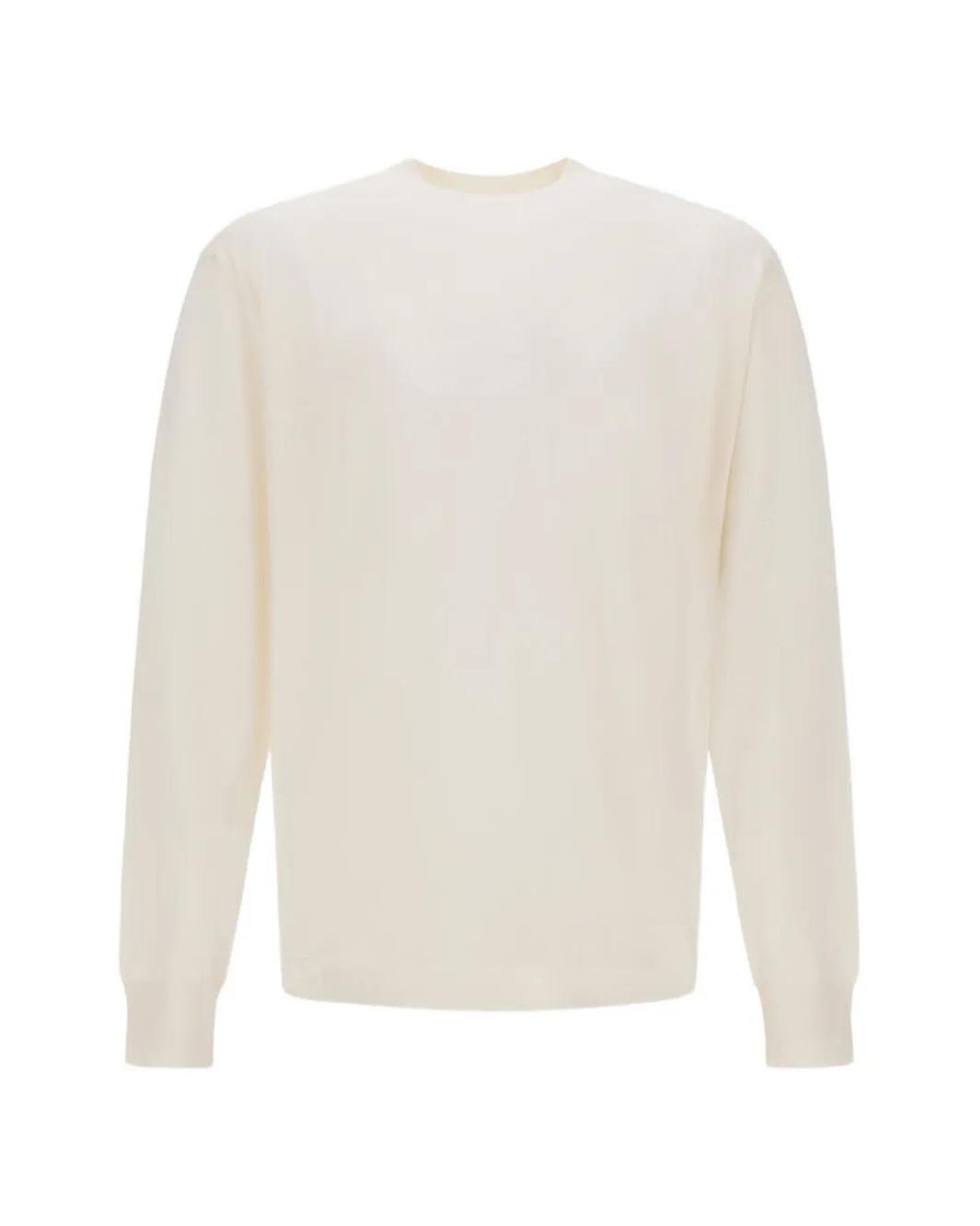 Herno White Crewneck Sweater for men