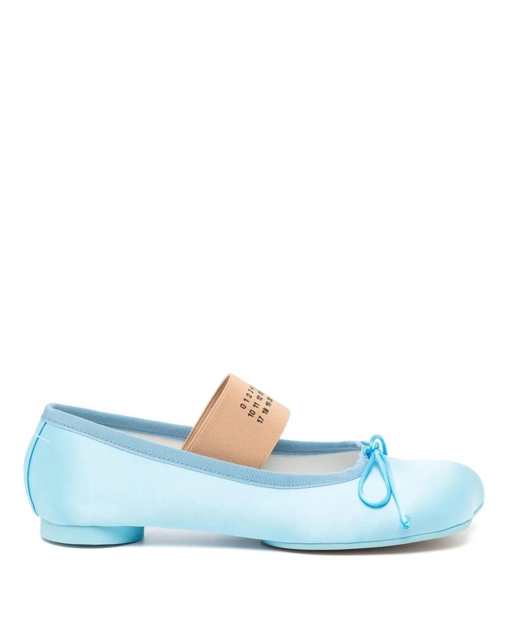 MM6 by Maison Margiela Anatomic Ballet Flats in Blue | Lyst