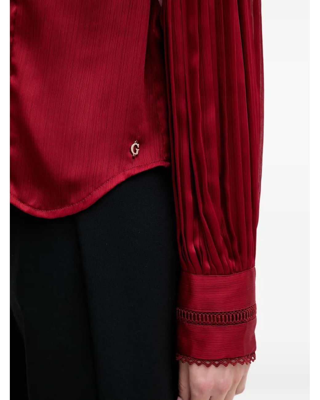Chiffon Blouse Guess en coloris Red