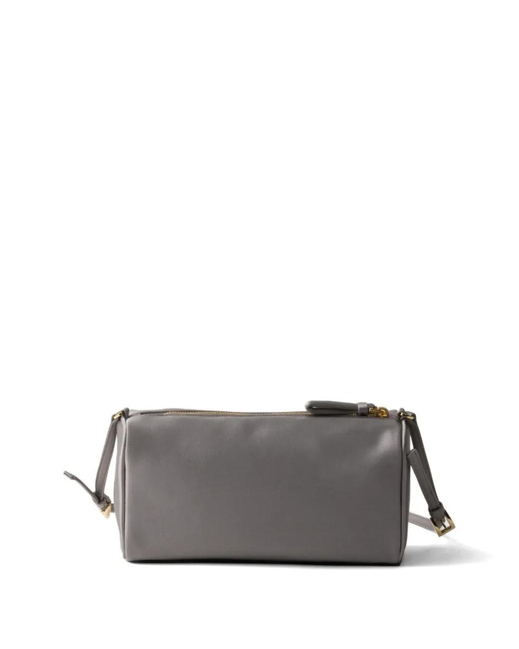 Prada Gray Satin Mini-Bag