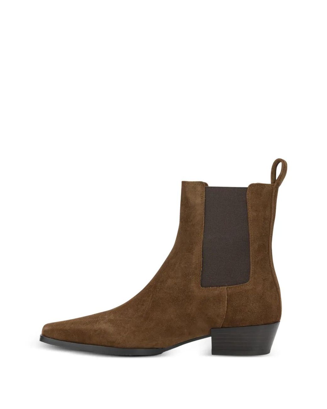 strategia shoes Brown Suede Ankle Boots