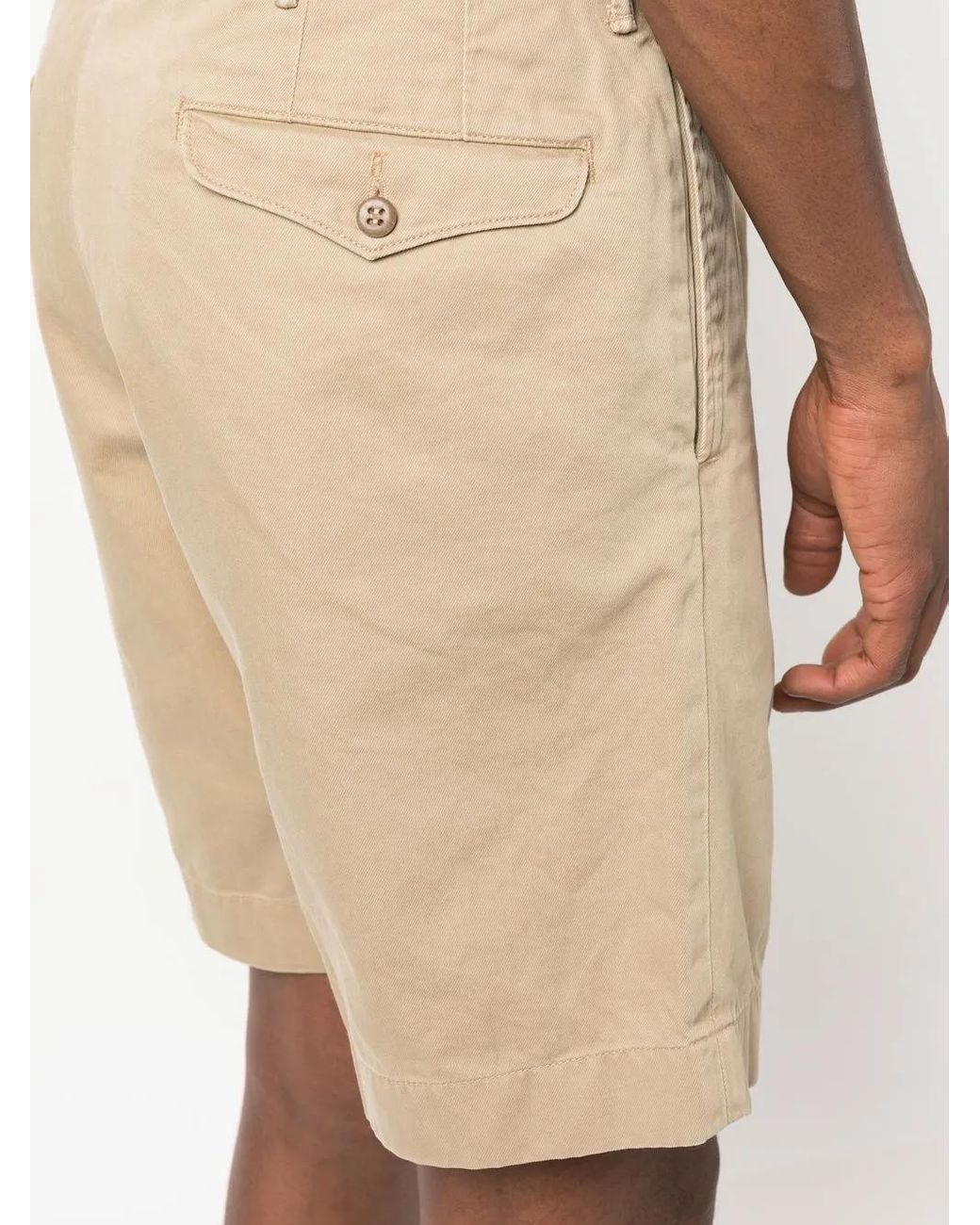 RRL Natural Mid-Rise Bermuda Shorts for men
