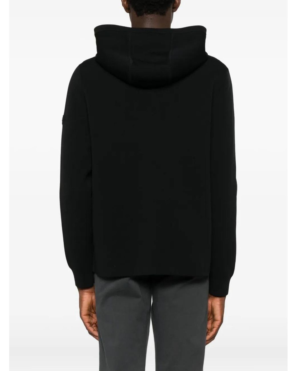 Boss Black Hooded Zip-Up Jacket for men