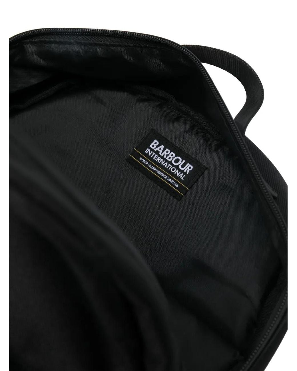 Barbour Black Knockhill Backpack for men