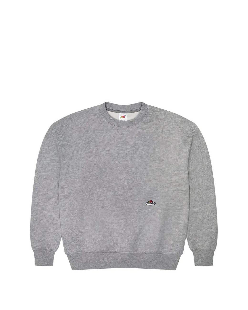 HOMMEGIRLS Gray X Fruit Of The Loom Logo-Patch Sweatshirt