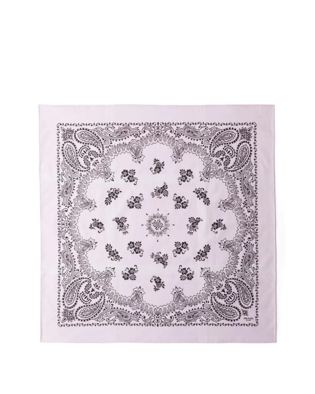 Prada Pink Foulard Batiste Imprimé for men