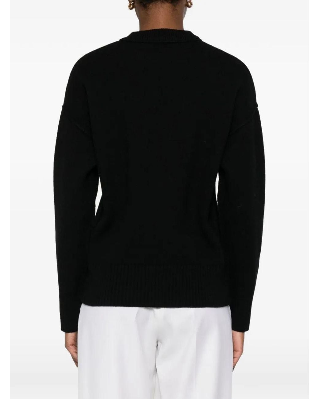 AMI Black Ami De Coeur Sweater