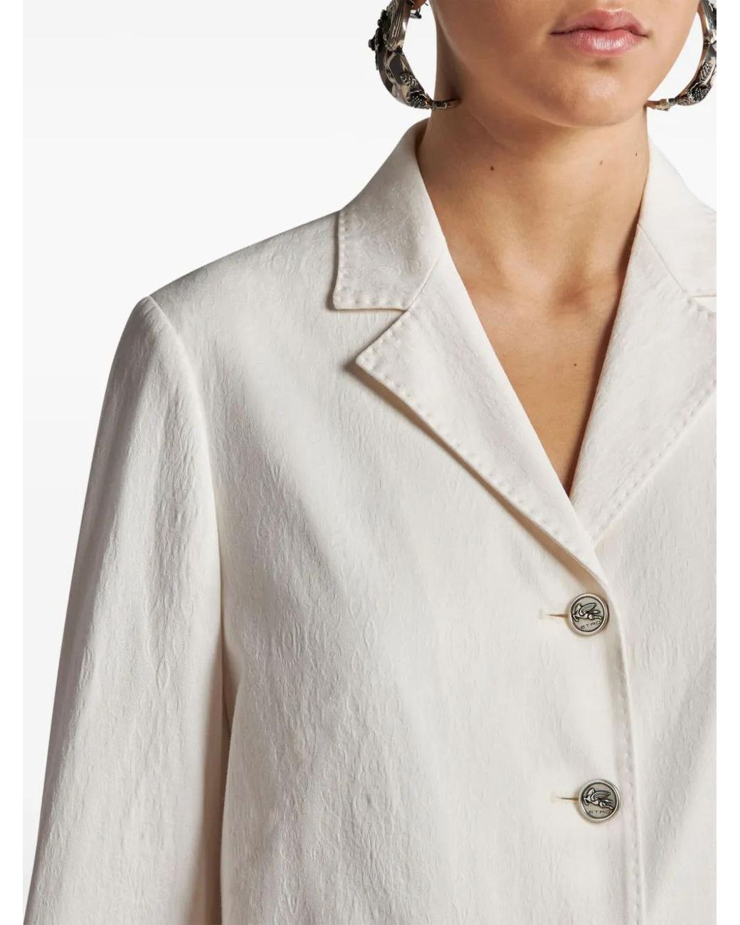 Etro Jack Met Jacquard in het White