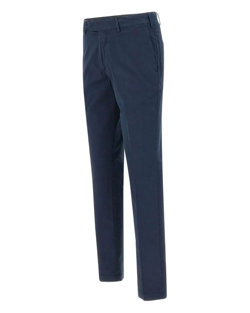 Devore Blue Tailored Trousers for men