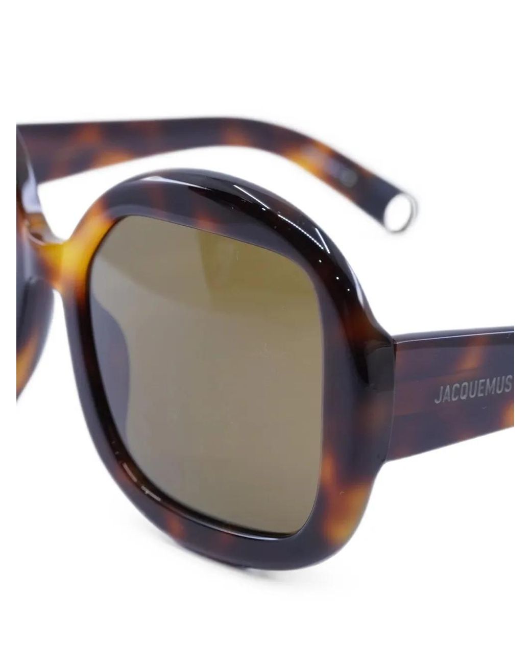 Jacquemus Brown Square-Frame Sunglasses