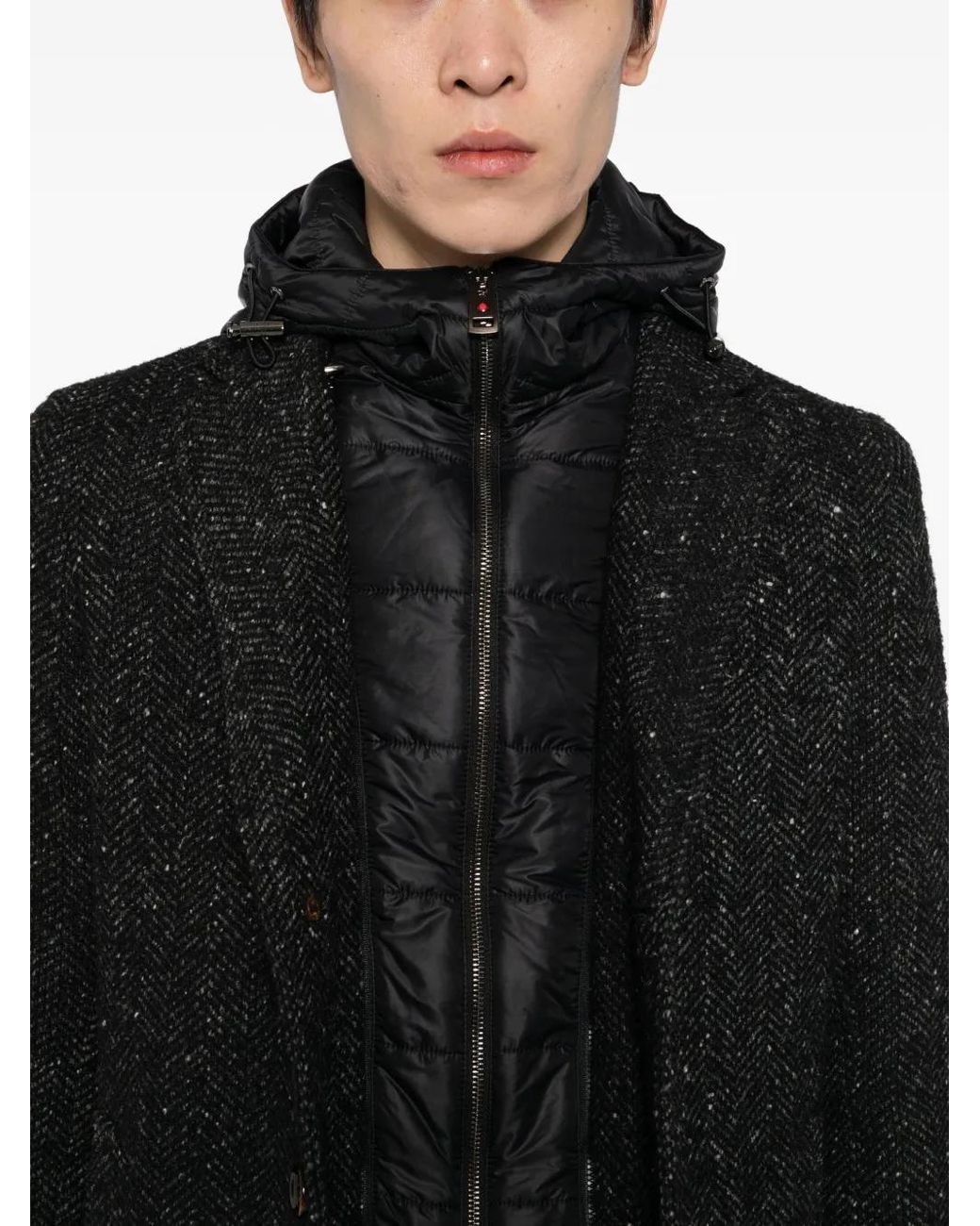KIRED Black Jaya Single-Breasted Coat for men