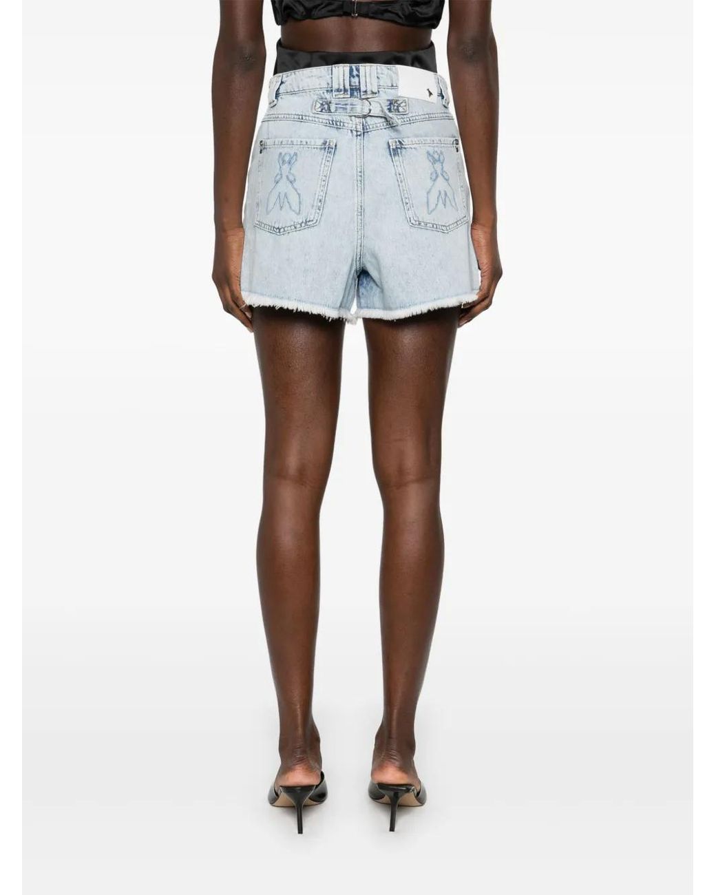 Patrizia Pepe Blue Klassische Jeans-Shorts