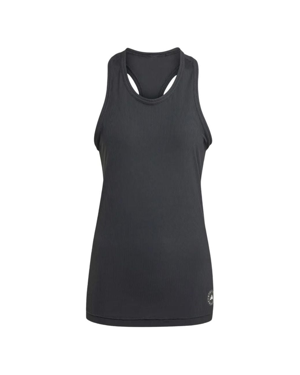 Adidas By Stella McCartney Black Ribbed Racerback Tank Top