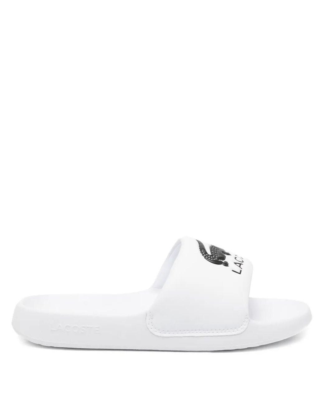 Lacoste White Serve Slides