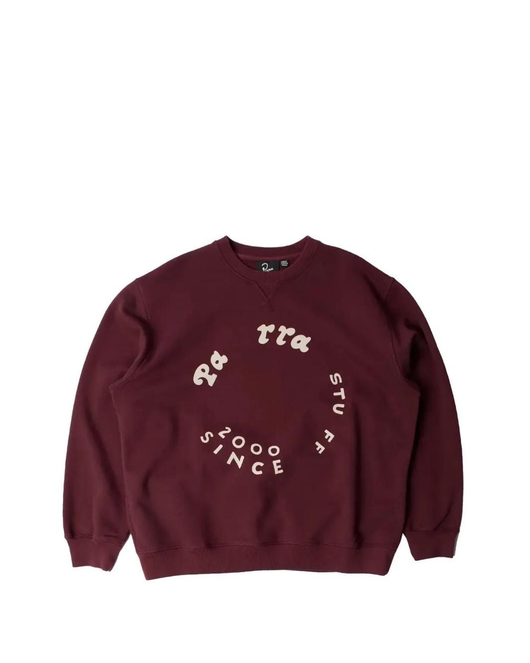 by Parra Purple Gasoline Crew-Neck Sweatshirt for men