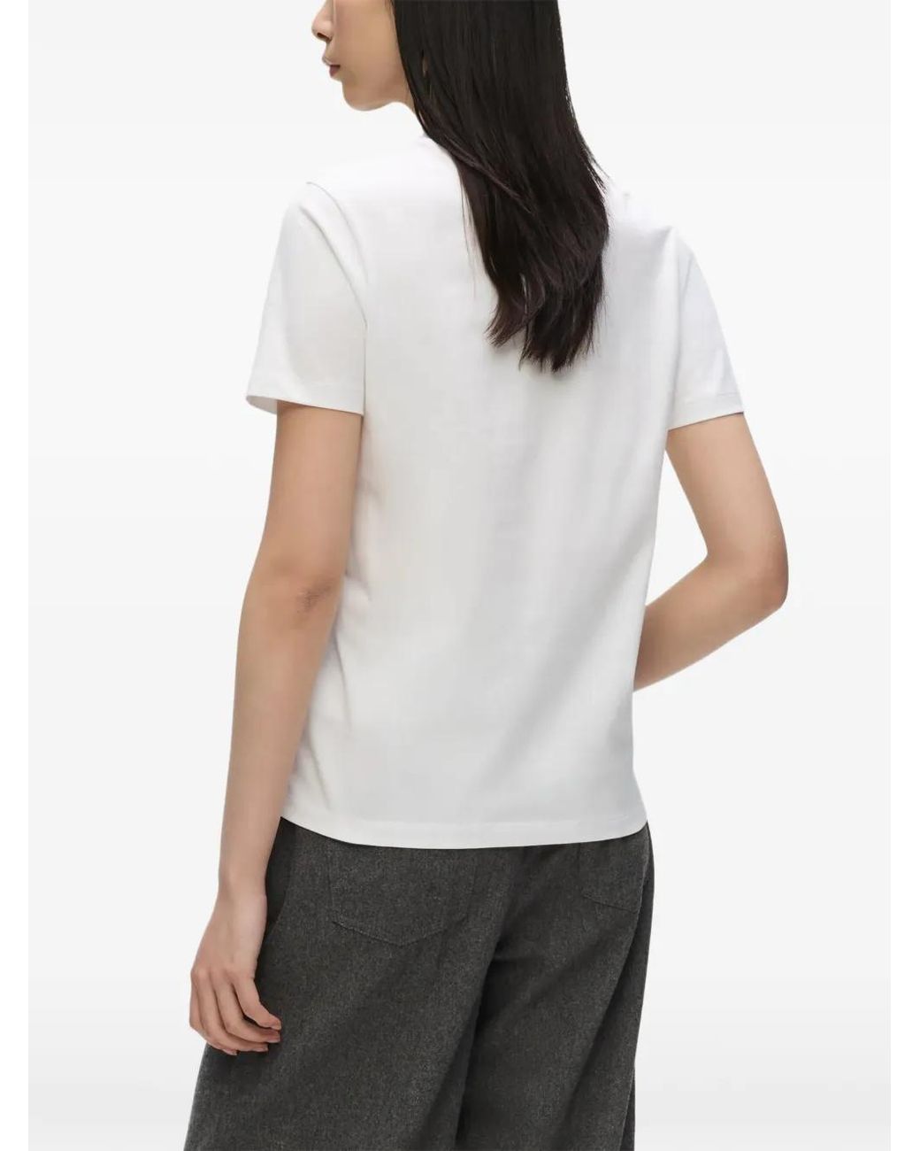 Karl Lagerfeld White Après Ski Club T-Shirt