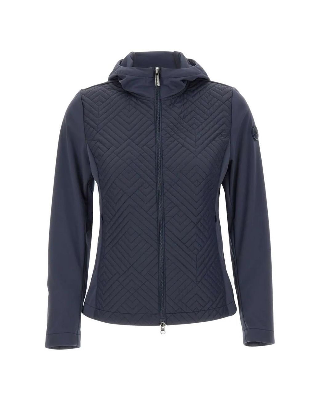 Colmar Blue Hooded Quilted Jacket