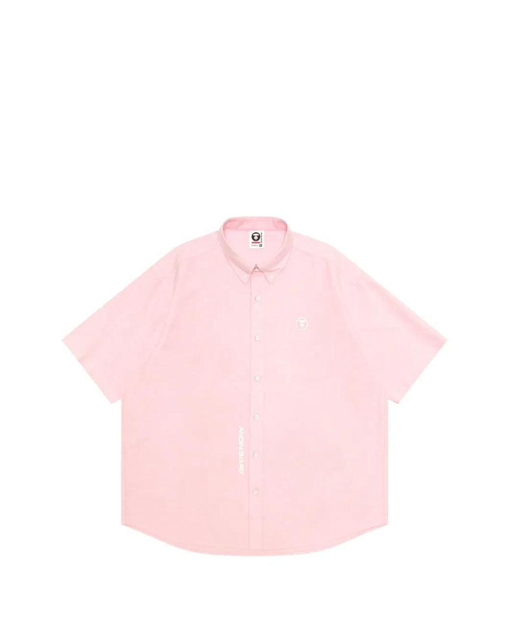 Aape By A Bathing Ape Pink Short-Sleeved Shirt for men