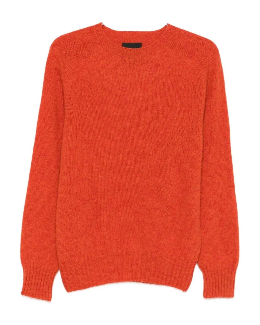 Howlin' By Morrison Orange Crew-Neck Sweater for men