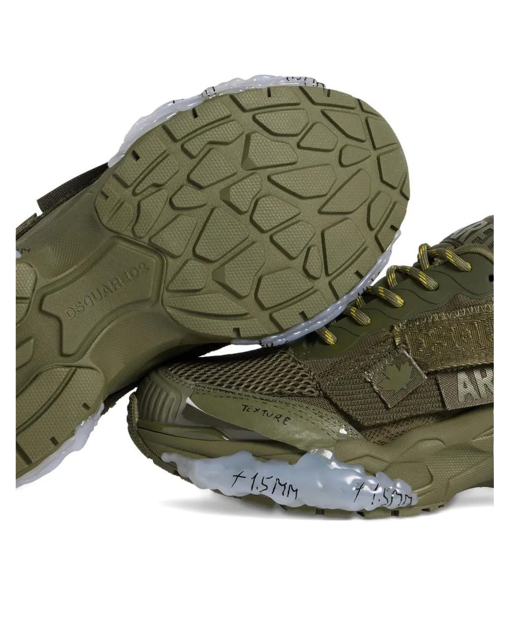 Baskets À Patch DSquared² pour homme en coloris Green
