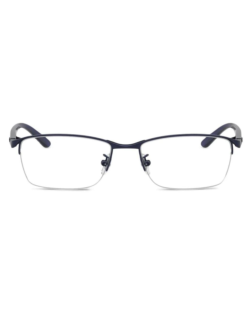 Ray-Ban Brille Mit Eckigem Gestell in Blue für Herren