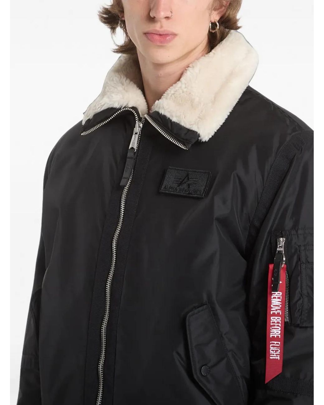 Alpha Industries Black Veste Bomber B-15 Iii Tt for men