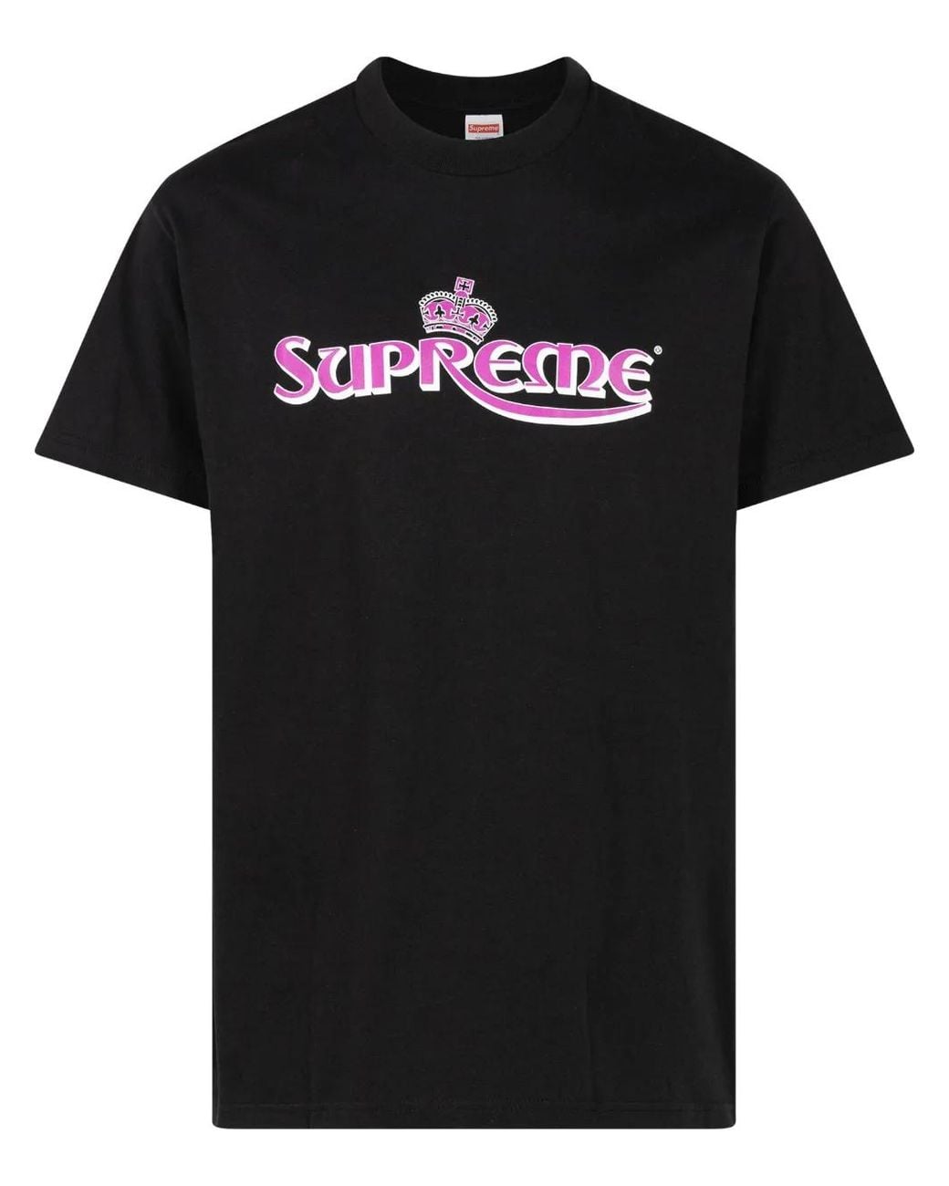 Supreme Black Crown Cotton T-Shirt