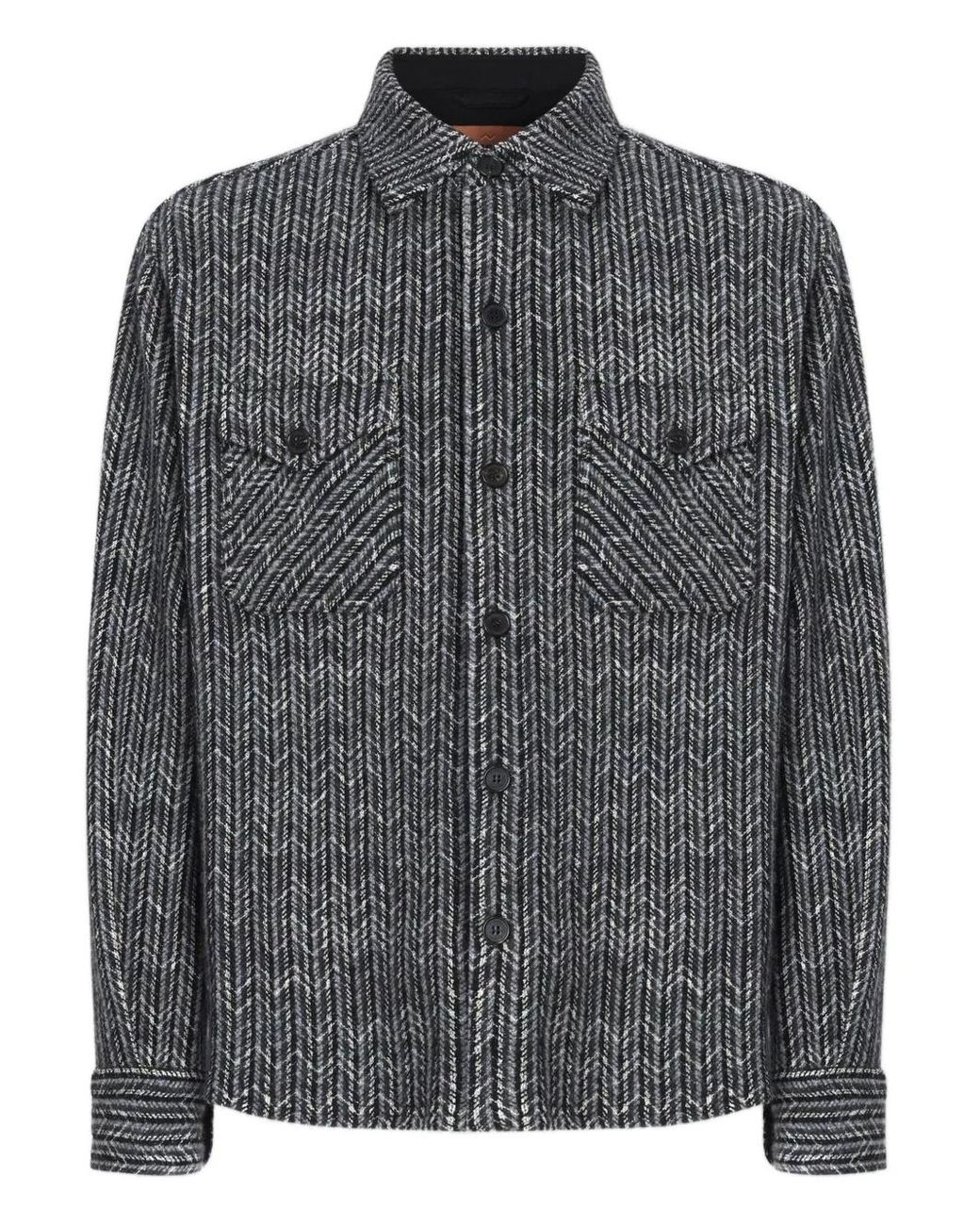 Missoni Gray Overshirt for men