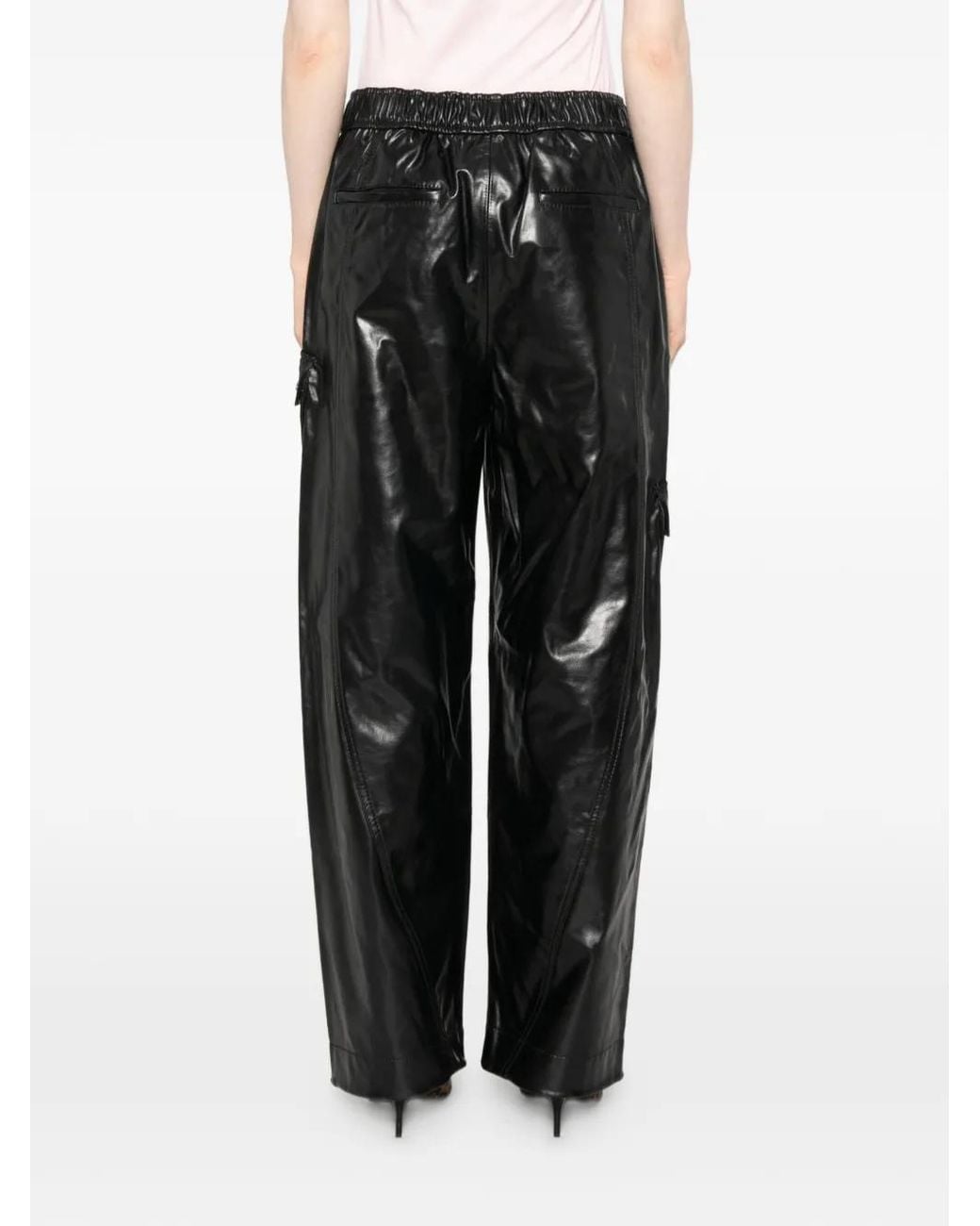 Ganni Gray Cargo Trousers