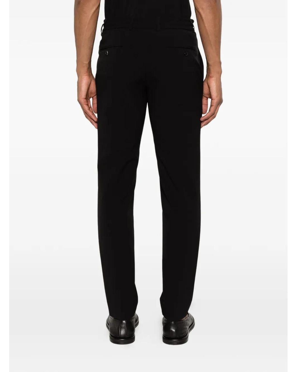 Karl Lagerfeld Black Pace Drawstring Trousers for men